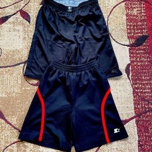 Youth Boys Starter Athletic Shorts Lot 2 Pair size Medium Large